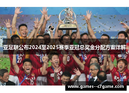 亚足联公布2024至2025赛季亚冠总奖金分配方案详解